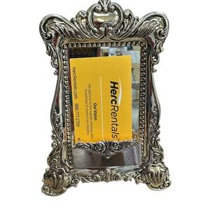 Business card holder and memo pad holder set in shinning gold, so elegant gift